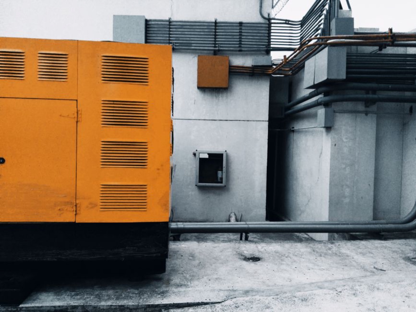 Whole house generator installation showing equipment and labor costs